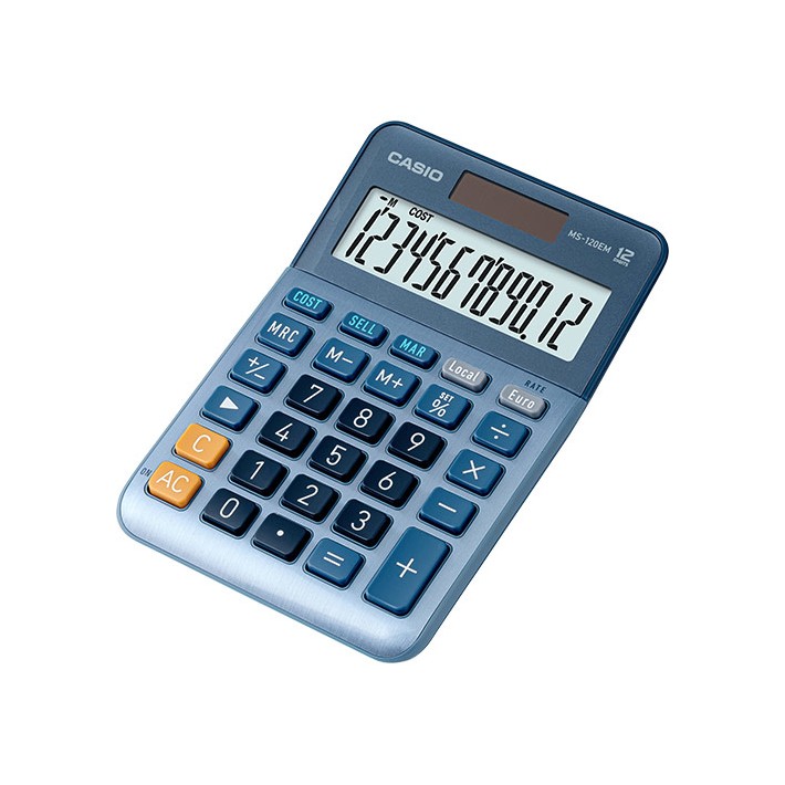 Casio MS-120EM calcolatrice Desktop Calcolatrice con display Blu