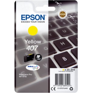 Epson Inchiostro giallo singolo DURABrite Ultra Tastiera 407L