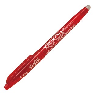 Pilot FriXion Ball Penna in gel con cappuccio Medio Rosso 12 pz
