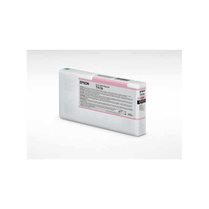 Epson T9136 Vivid Light Magenta Ink Cartridge (200ml)