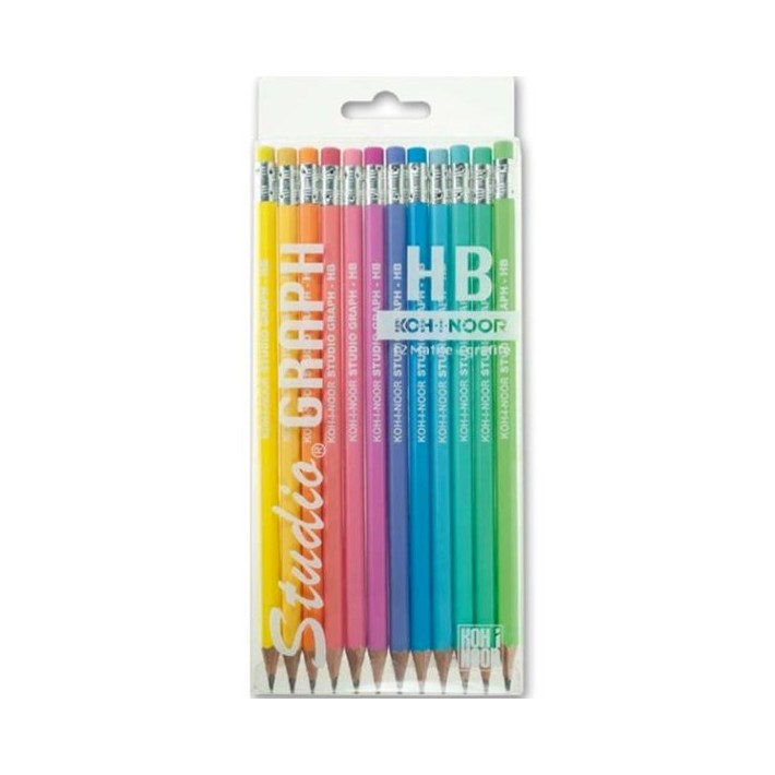 Koh-I-Noor Ast. 12 matite grafite HB Studio GRAPH DH3712-THB