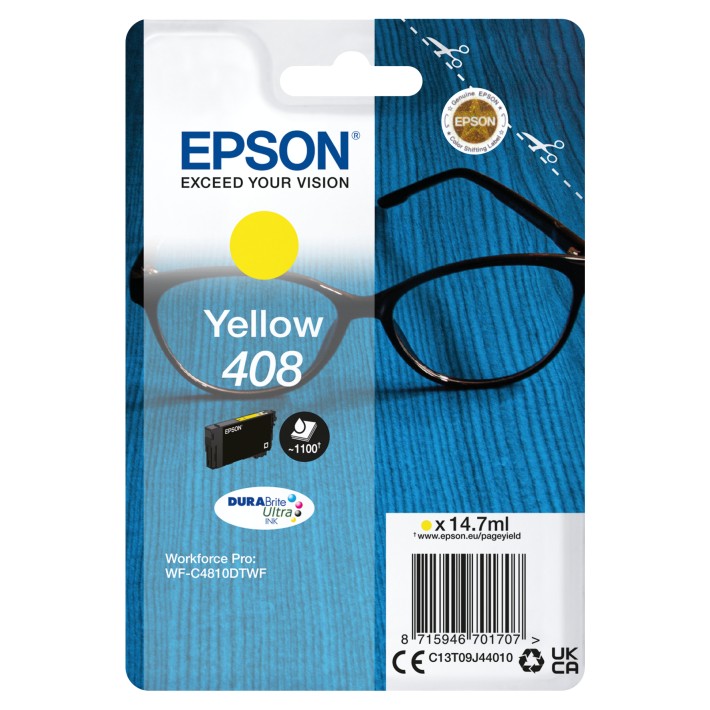 Epson Inchiostro giallo singolo DURABrite Ultra Occhiali 408