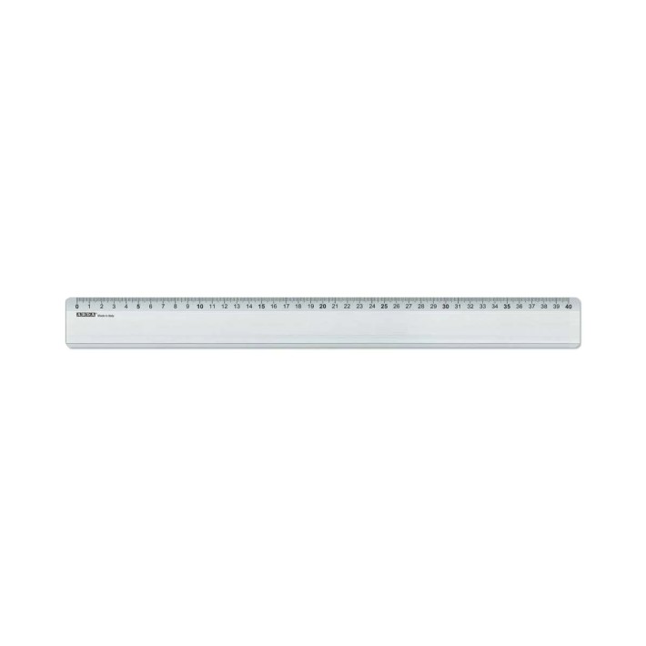 ARDA 18240 righello Righello da scrivania 400 mm Alluminio, Gomma Alluminio 3 pz