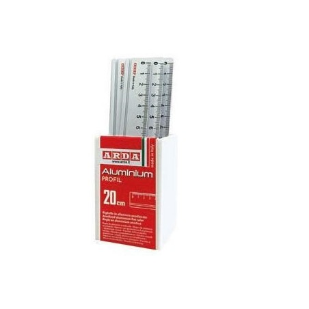 ARDA 17920BAR set di righelli 15 pz Alluminio