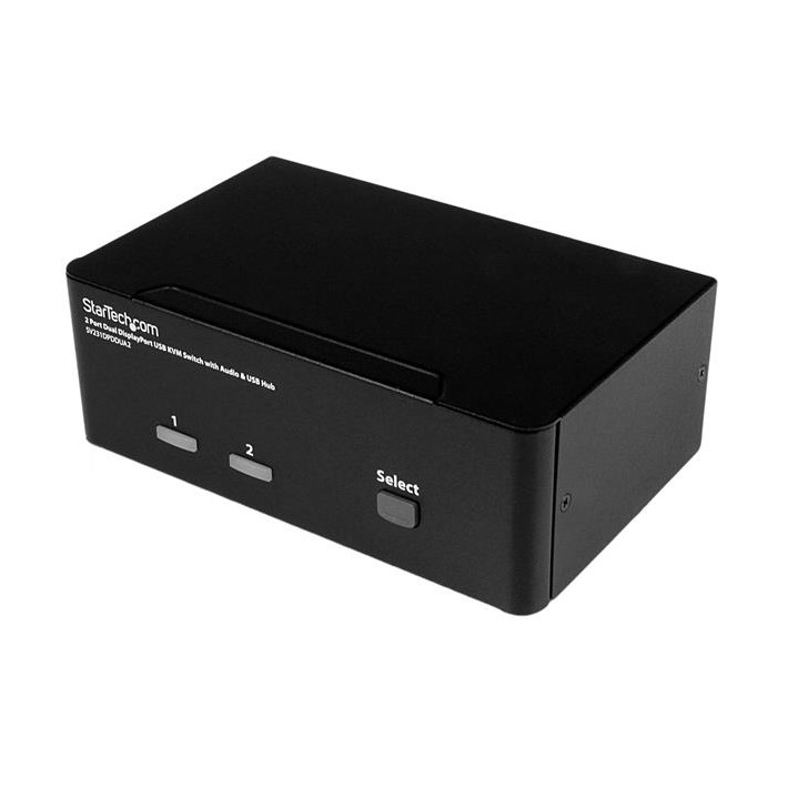 StarTech.com Switch KVM a 2 porte DisplayPort per doppio Monitor - 4k 60hz