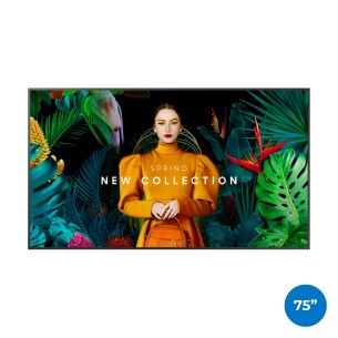 Samsung QM75C Pannello piatto per segnaletica digitale 190,5 cm (75") LCD Wi-Fi 500 cd/m² 4K Ultra HD Nero Tizen 24/7