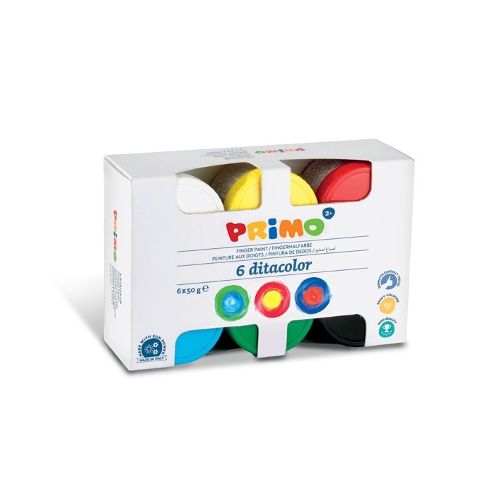 Primo 226TD50S pittura lavabili Nero, Blu, Rosso, Bianco, Giallo