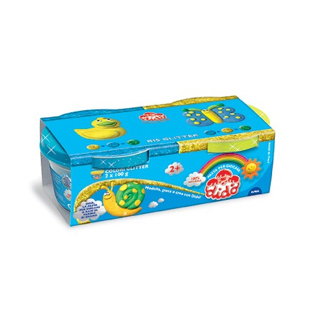 F.I.L.A. 396701 composto per ceramica e modellazione Pasta modellabile Blu, Giallo