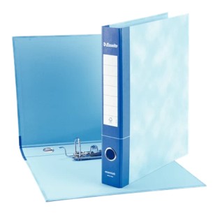 Esselte Registratori in cartone con custodia ESSENTIALS - F.to Protocollo - Dorso 5 cm
