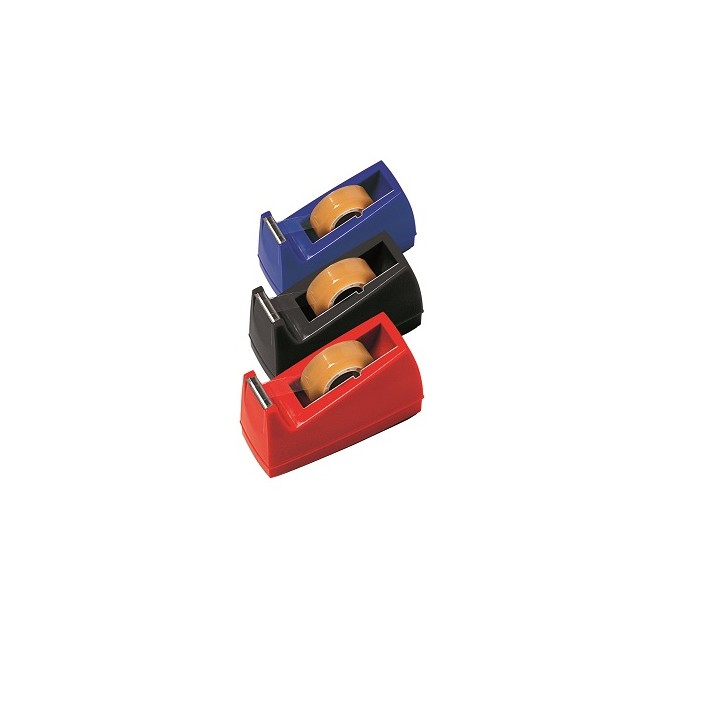 Lebez 72 dispenser nastro adesivo Nero, Blu, Rosso