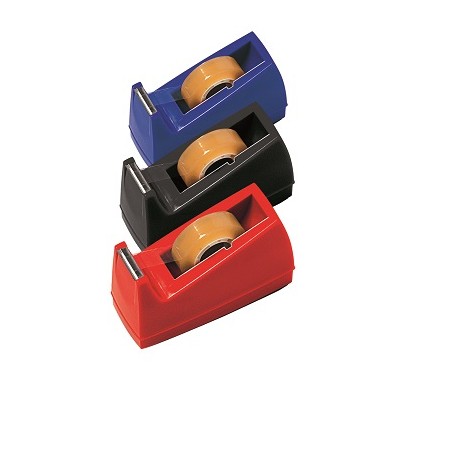 Lebez 72 dispenser nastro adesivo Nero, Blu, Rosso