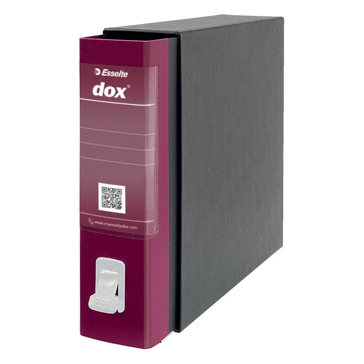 Esselte Dox 2 Registratore a leva F.to Protocollo - Dorso 8 cm