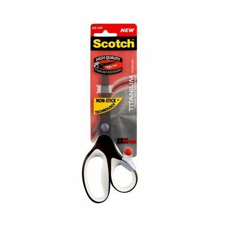 Scotch 1468TMX forbici da cancelleria Universale Taglio a zig zag Nero, Acciaio inox, Bianco