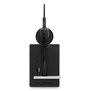EPOS | SENNHEISER IMPACT D 10 Phone - EU Auricolare Wireless A clip, A Padiglione, Passanuca Ufficio Nero, Argento