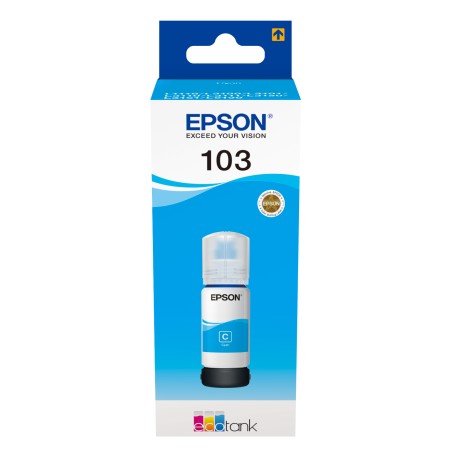 Epson Flacone di inchiostro Ciano 103 EcoTank