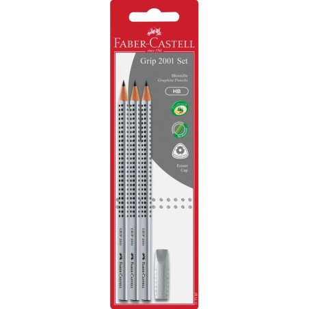 Faber-Castell Grip 2001 Set HB 4 pz