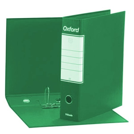 Esselte Registratori in cartone con custodia OXFORD con meccanismo N.1 - F.to Protocollo - Dorso 8