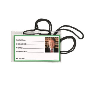 Lebez 31-100-N-B badge e porta badge Supporto per badge 100 pz