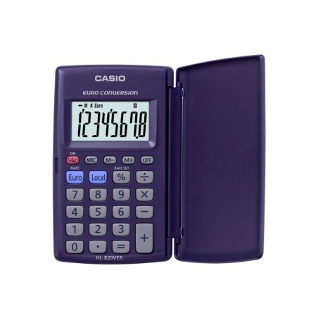Casio HL-820VERA-WA-EP calcolatrice Tasca Calcolatrice di base Blu