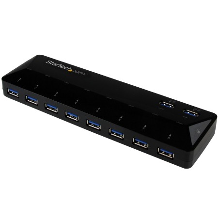 StarTech.com Hub USB 3.0 (5Gbps) a 10 Porte di Ricarica e Sincronizzazione - 2 Porte x 1,5 Amp