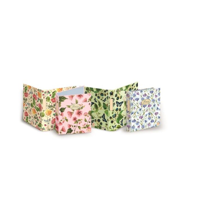 Pigna Flowers raccoglitore ad anelli A4 Multicolore