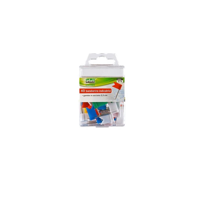 Lebez 270 Puntina&Chiodino Multicolore 40 pz