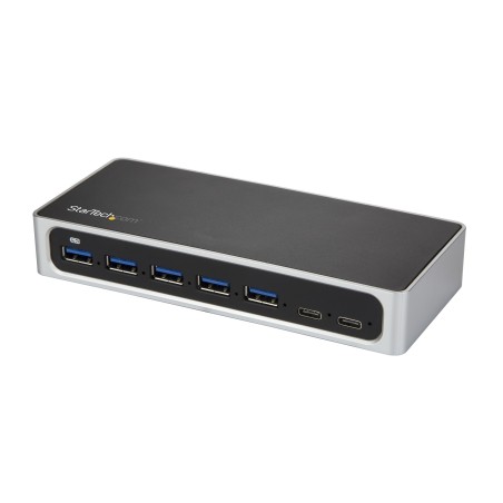 StarTech.com Hub USB C a 7 porte con porta di ricarica rapida - Adattatore da USB tipo C a 5x USB-A 2x USB-C (USB 3.0