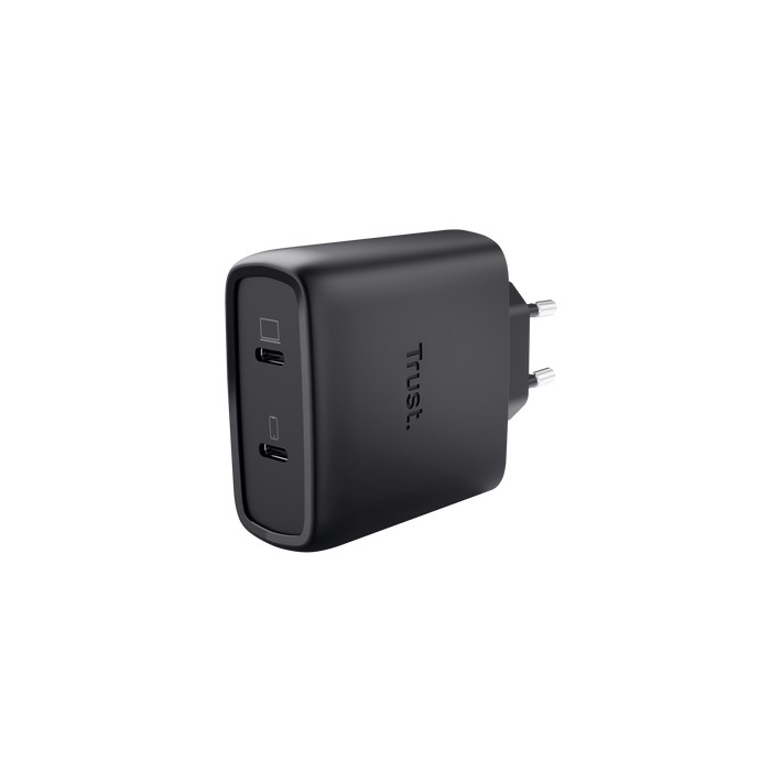 Trust Maxo Caricabatteria a 2 porte USB-C GaN da 65 W