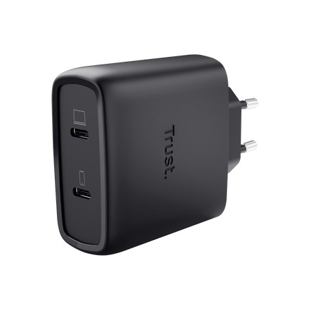 Trust Maxo Caricabatteria a 2 porte USB-C GaN da 65 W