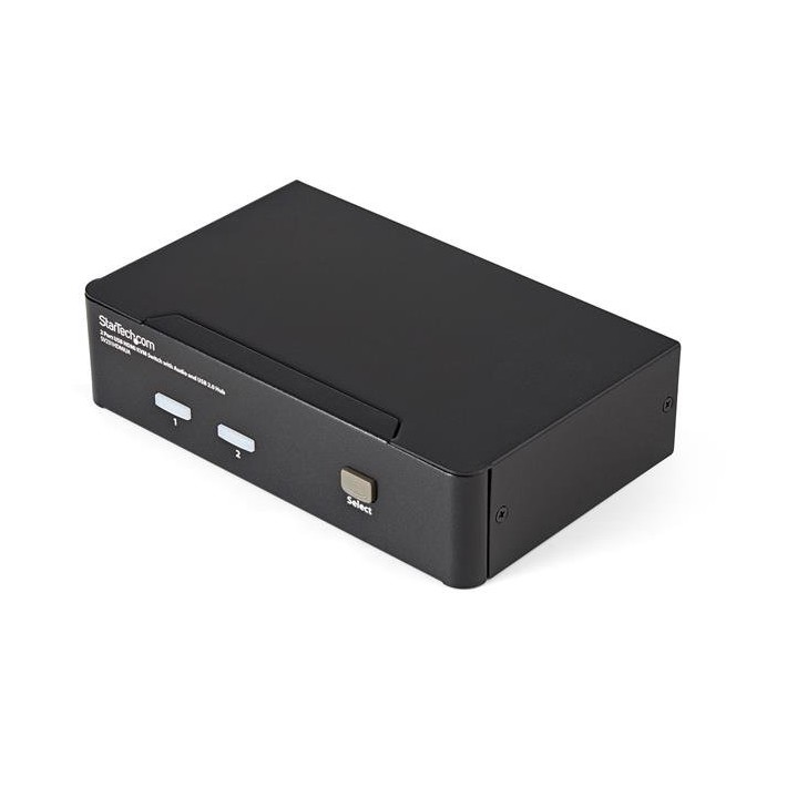 StarTech.com Switch KVM HDMI USB 2 porte, con audio e hub USB 2.0