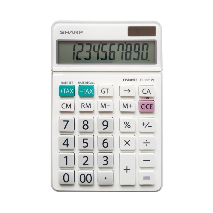 Sharp EL-331W calcolatrice Calcolatrice finanziaria Bianco