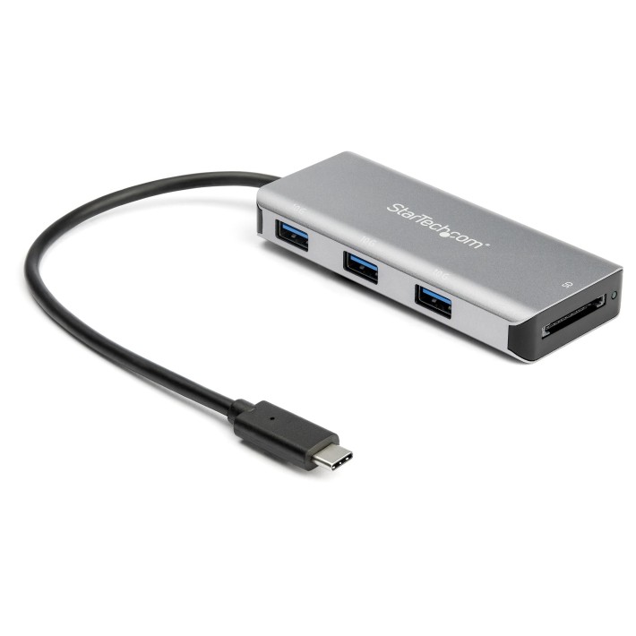 StarTech.com Hub USB-C a 3 porte con lettore per schede SD - USB 3.2 Gen 2 (10Gbps) - 3 USB-A