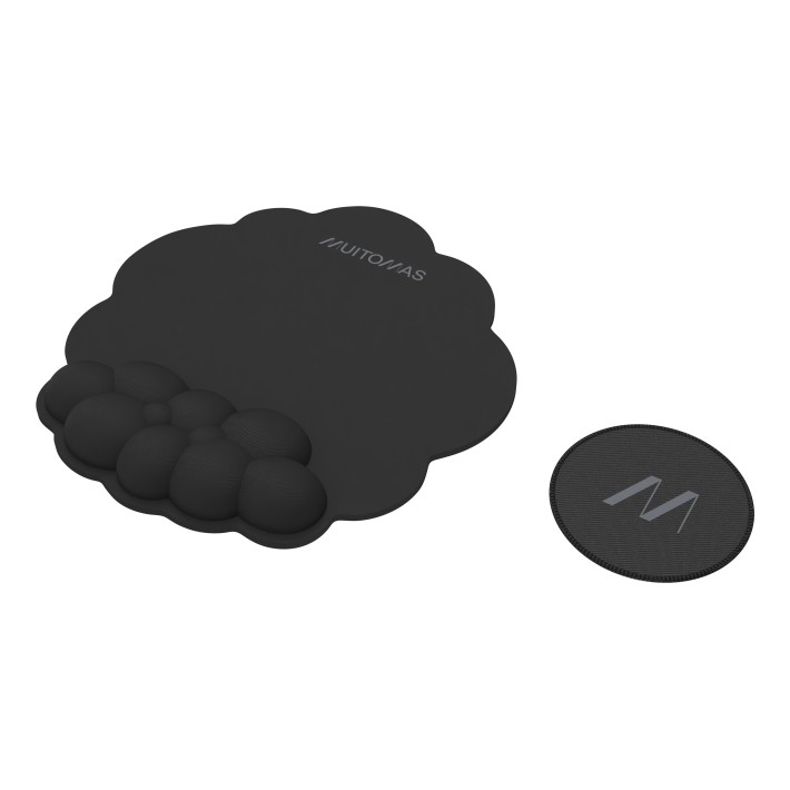 Muitomas MOUSEPADBK tappetino per mouse Nero