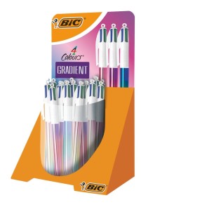 BIC 511031 penna a sfera Nero, Blu, Verde, Rosso Penna a sfera retrattile a clip Medio 30 pz