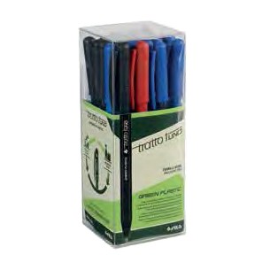 Tratto 1 Nero, Blu, Rosso Penna a sfera Vivido 24 pz