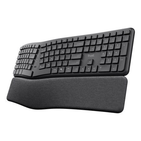 Trust Keyra Tastiera wireless multi-dispositivo ergonomica