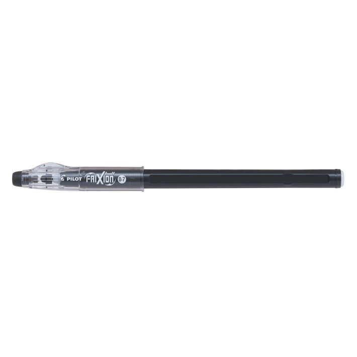Pilot FriXion Ball Stick Penna in gel con cappuccio Medio Nero 12 pz