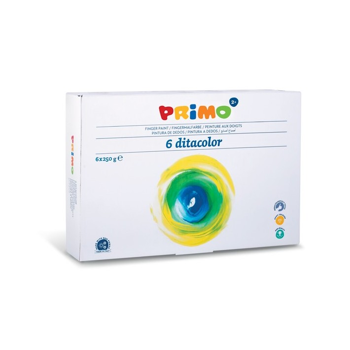 Primo 222TD6G pittura lavabili Nero, Blu, Verde, Rosso, Bianco, Giallo
