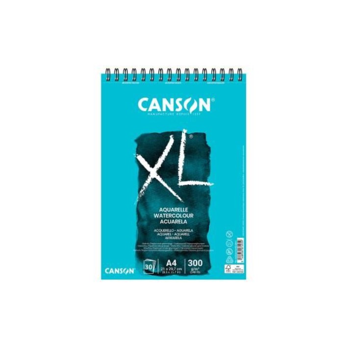 Canson XL Aquarelle Blocco di carta da disegno 30 fogli