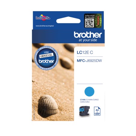 Brother LC12EC cartuccia d'inchiostro 1 pz Originale Ciano