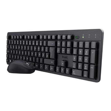 Kit Tastiera IT e Mouse - Trust TKM-360 - Wireless Silent - Nero