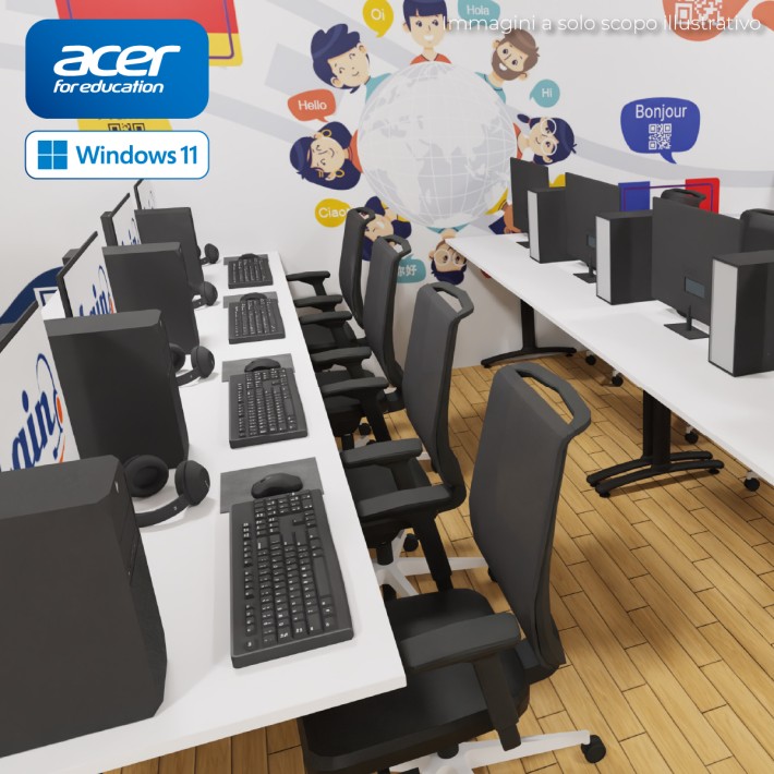 Laboratorio di Lingue Desktop PC Acer I5 - Microsoft Office