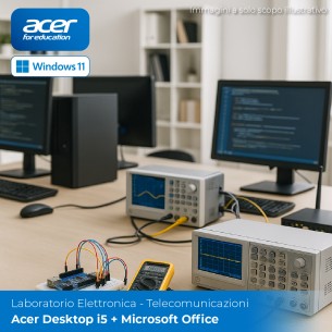 Laboratorio di Informatica - Elettronica - Telecomunicazioni Desktop Pc Acer I5 - Microsoft Office
