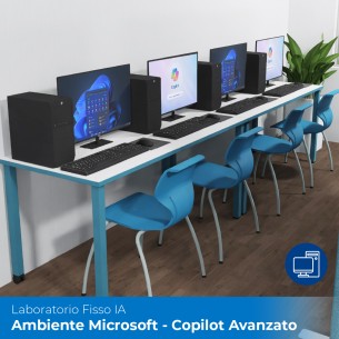 Laboratorio Fisso di AI Microsoft Copilot Avanzato - Un Hub per l'Innovazione degli Studenti (Soluzione con Workstation Desktop)