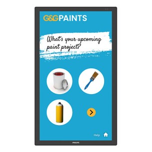 Philips 3000 series 24BDL3751T/00 visualizzatore di messaggi Pannello piatto interattivo 60,5 cm (23.8") LCD Wi-Fi 250 cd/m² 