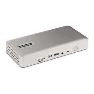 StarTech.com Docking Station USB4 e Thunderbolt 4 Universale, Dock TB4 per monitor quadrupli su Windows, Doppio su MacBook - 2x