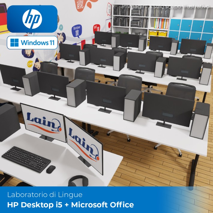 Laboratorio di Lingue Desktop - HP I5 - Microsoft Office