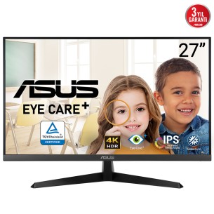 ASUS VY27UQ Monitor PC 68,6 cm (27") 3840 x 2160 Pixel 4K Ultra HD LCD Nero