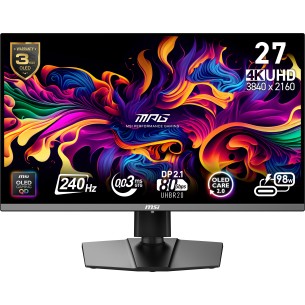 MSI MPG 272URX QD-OLED Monitor PC 67,3 cm (26.5") 3840 x 2160 Pixel 4K Ultra HD Nero