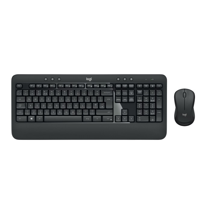 Logitech MK540 Advanced Combo Tastiera e Mouse Wireless per Windows, Ricevitore USB Unifying 2,4 GHz, Tasti di Scelta Rapida